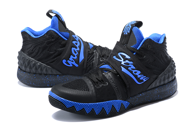 Men Nike S1HYBRID5 Black Blue Shoes